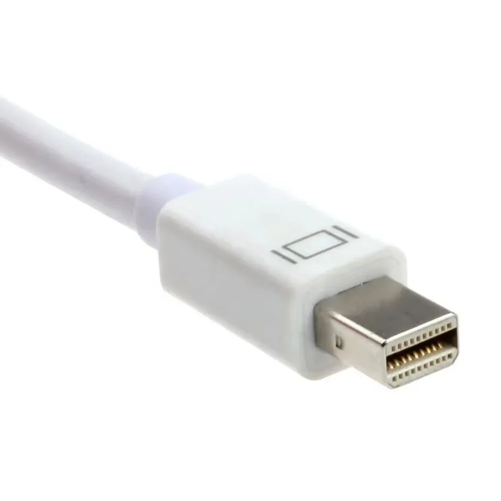 Thunderbolt/DisplayPort to HDMI DVI VGA Converter Mac PC Adapter Laptop Mini Des